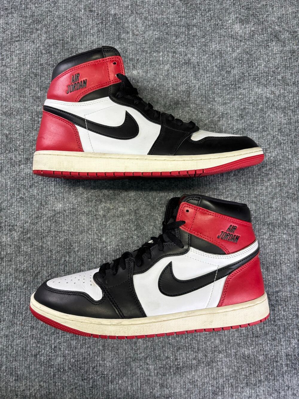 Air Jordan 1 Retro High OG Black Toe Reimagined Men’s Size 12 DZ5485-106 Used